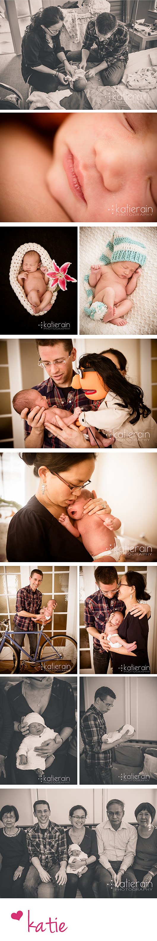 San Francisco Newborn Photographer {katie rain photography}