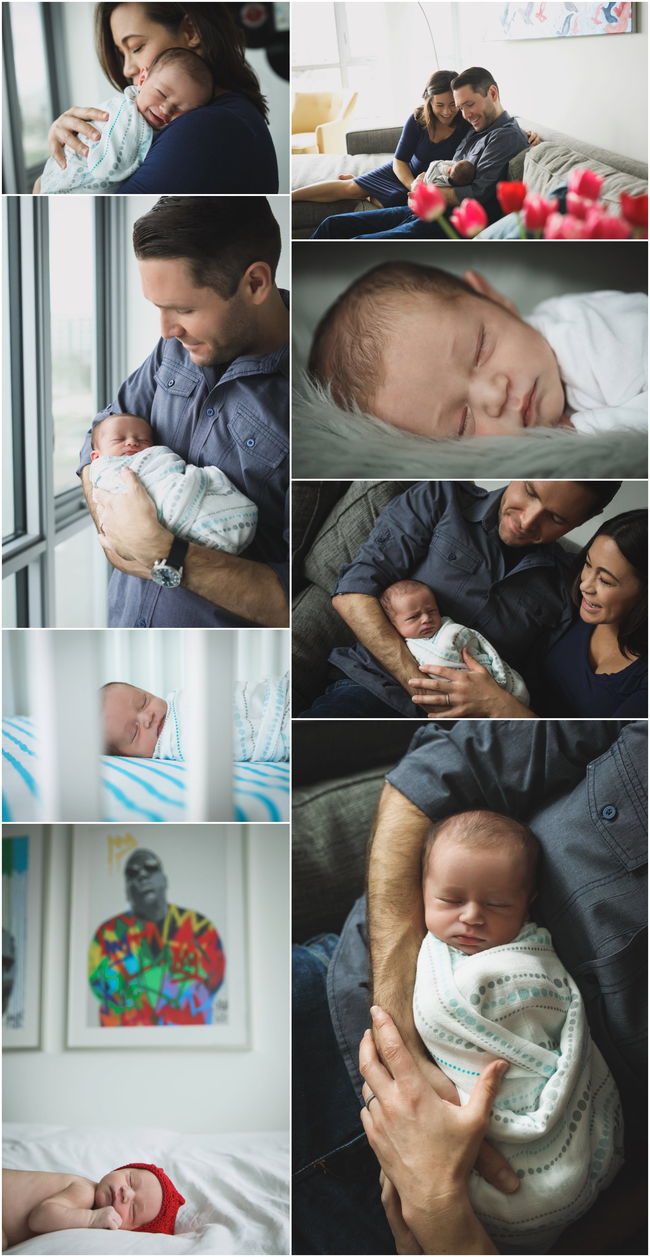 In Home Newborn Photography Session, by Katie Rain