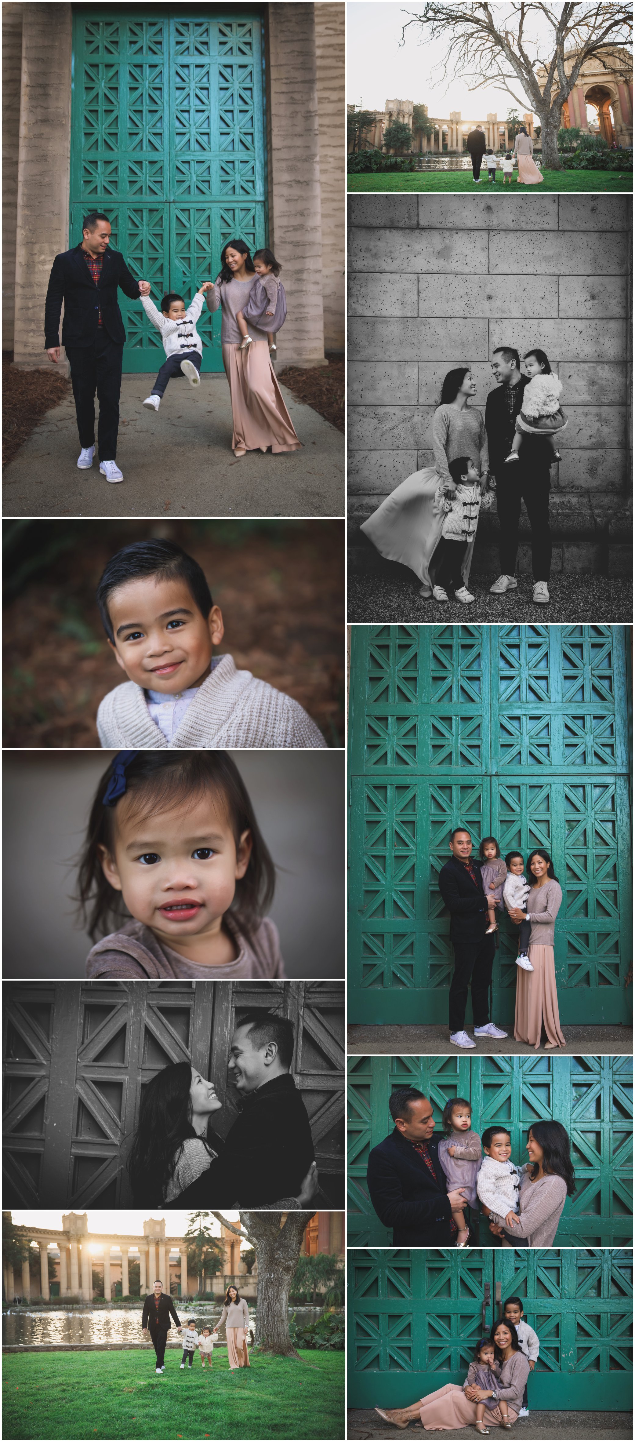 family photography session at the Palace of Fine Arts, by Katie Rain
